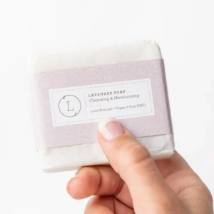 2x Lavender Soap Bar, Natural Handmade Soap, Vegan Skincare gift